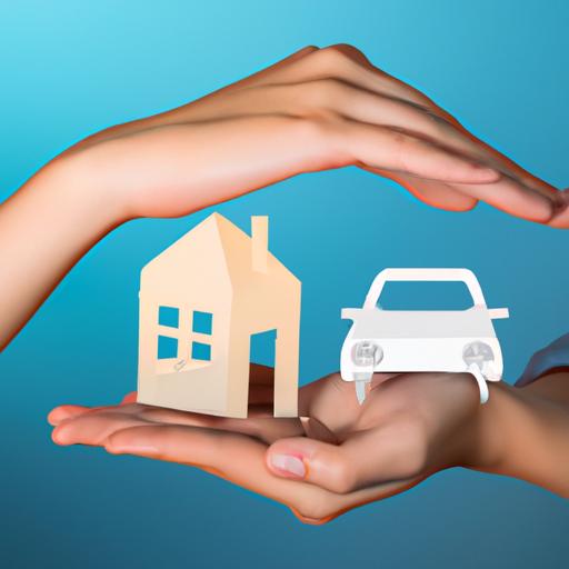 Benefits of Bundling Auto and Home Insurance - Two hands holding a car and a house, symbolizing the benefits of bundling auto and home insurance.
